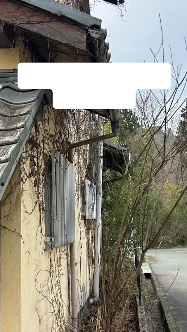 本日より、高島市新旭町にて空家の伐採作業を開始しました。